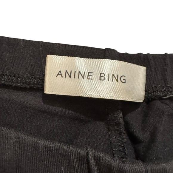 ANINE BING black mid-weight stirrup leggings - size XS - Picture 2 of 5